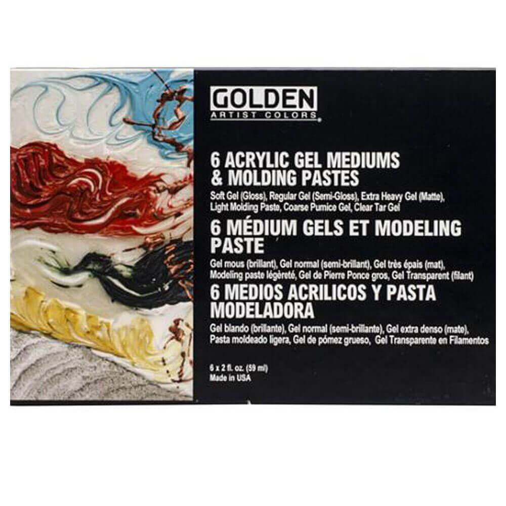 Golden Gels and Molding Paste Intro Set 6